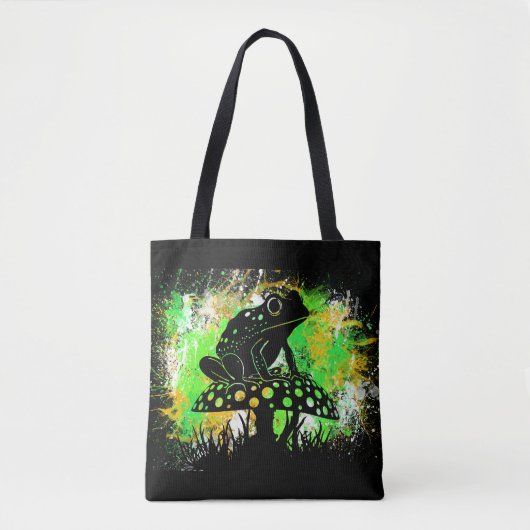 Psychedelic Frog Tote Bag (Voorkant)