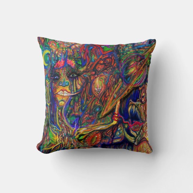 Psychedelic Funk Kussen (Voorkant)