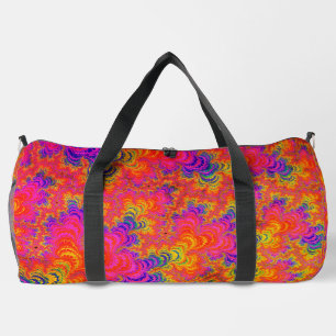 Psychedelic Funky Hippie Boho Neon Rainbow Fractal Plunjezak