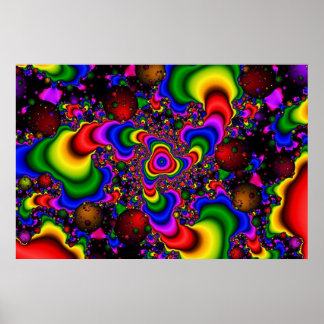 Psychedelic Galaxy Poster