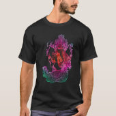 Psychedelic Ganesha Buddha Elephant T-shirt (Voorkant)