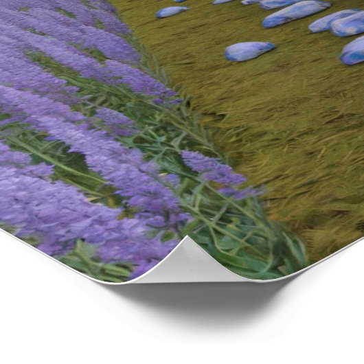 Psychedelic Garden Path Poster (Hoek)