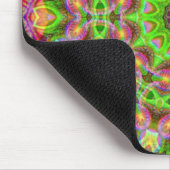 Psychedelic Geometric Mandala Ball Mousepad Muismat (Hoek)