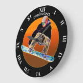 Psychedelic Gglowboarding Snowboard Grote Klok (Hoek)