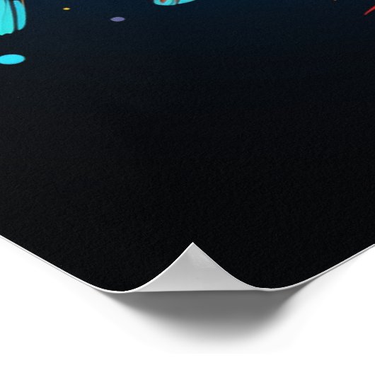 Psychedelic Giant Grouper Poster (Hoek)