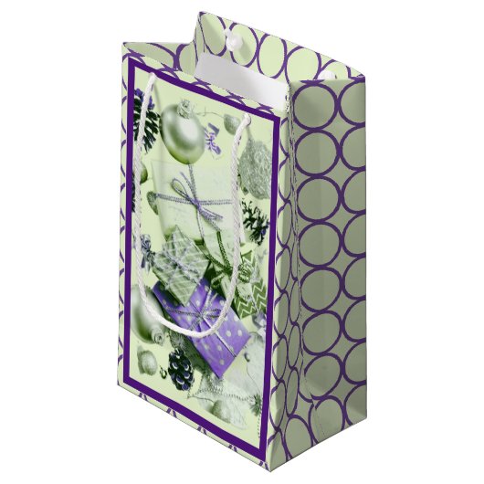 Psychedelic Gift Bag Klein Cadeauzakje (Voorkant Gekanteld)