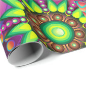 Psychedelic Gift Wrapping Paper Cadeaupapier (Rol Hoek)