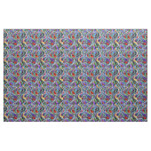 Psychedelic Glas in lood Abstract Stof (Fat Quarter)