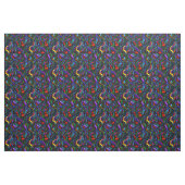 Psychedelic Glas in lood Abstract Stof (Fat Quarter)
