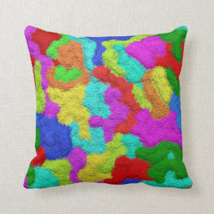 Psychedelic Glitter Pattern Pillow Kussen