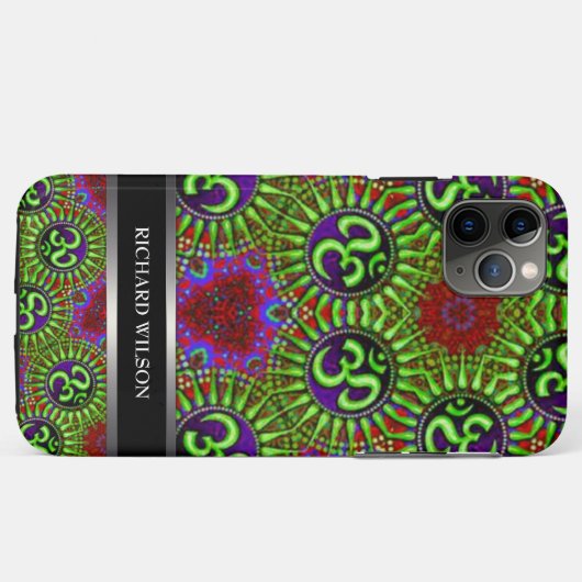 Psychedelic GOA OM Pattern Galaxy S5 Case-Mate iPhone Case (Achterkant (horizontaal))