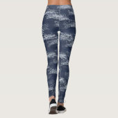 Psychedelic "Good Vibes Only" Text Graphic Leggings (Achterkant)