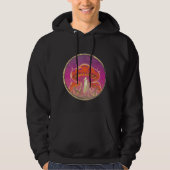 Psychedelic Graphic Mushroom Hoodie (Voorkant)