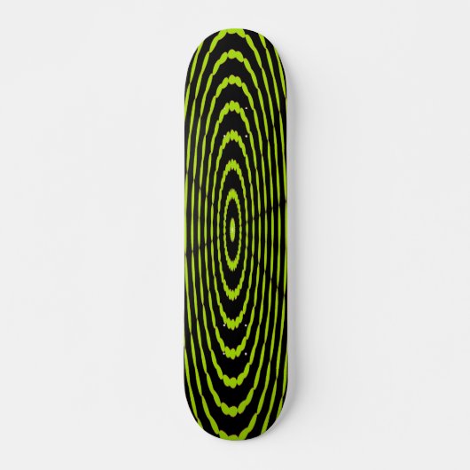 Psychedelic Green - Skateboard (Voorkant)