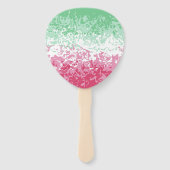 Psychedelic Groovy Abstract Abrosexual Pride Flag Handwaaier (Achterkant)