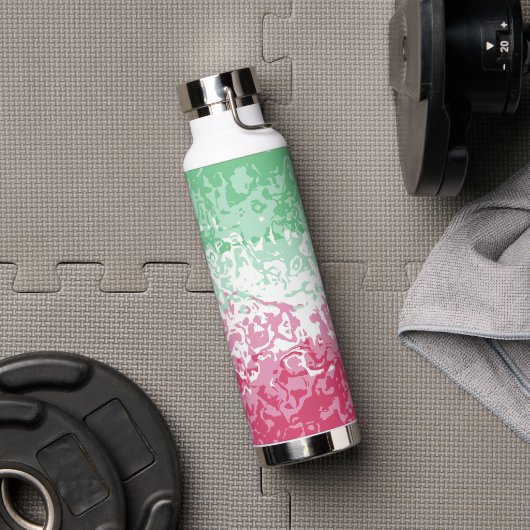 Psychedelic Groovy Abstract Abrosexual Pride Flag Waterfles (Gym)