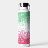 Psychedelic Groovy Abstract Abrosexual Pride Flag Waterfles (Achterkant)