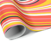 Psychedelic groovy background. Kleurrijk abstract  Cadeaupapier (Rol Hoek)