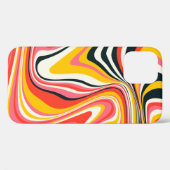 Psychedelic groovy background. Kleurrijk abstract  Case-Mate iPhone Case (Achterkant (horizontaal))