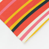 Psychedelic groovy background. Kleurrijk abstract  Fleece Deken (Hoek)