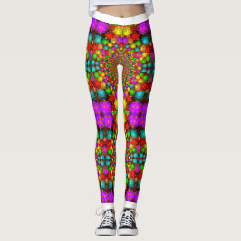 Psychedelic Groovy Kleurrijke Gek Leggings