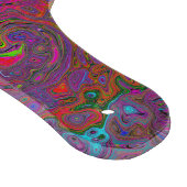 Psychedelic Groovy Magenta Retro Liquid Swirl Snijplank (Hoek)