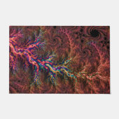 Psychedelic Groovy Trippy Funky Kleurrijke Fractal Deurmat (Voorkant)