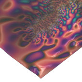 Psychedelic Groovy Trippy Funky Kleurrijke Fractal Korte Tafelloper (Hoek)