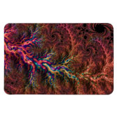 Psychedelic Groovy Trippy Funky Kleurrijke Fractal Magneet (Horizontaal)