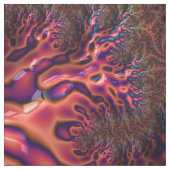 Psychedelic Groovy Trippy Funky Kleurrijke Fractal Stof (Swatch)
