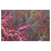 Psychedelic Groovy Trippy Funky Kleurrijke Fractal Stof (Fat Quarter)