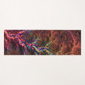 Psychedelic Groovy Trippy Funky Kleurrijke Fractal Yogamat (Voorkant (horizontaal))