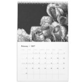 Psychedelic Grunge Rozen Kalender (Feb 2027)