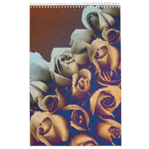 Psychedelic Grunge Rozen Kalender