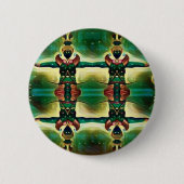 Psychedelic Guard Ronde Button 5,7 Cm (Voorkant)
