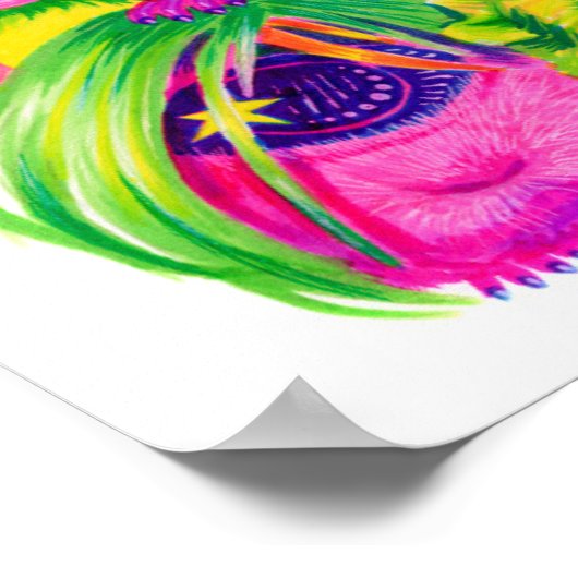 Psychedelic Guinea Pig Pile Print (Hoek)