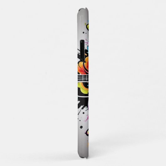 Psychedelic Guitar Case-Mate iPhone Case (Achterkant/rechts)