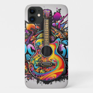 Psychedelic Guitar Case-Mate iPhone Case