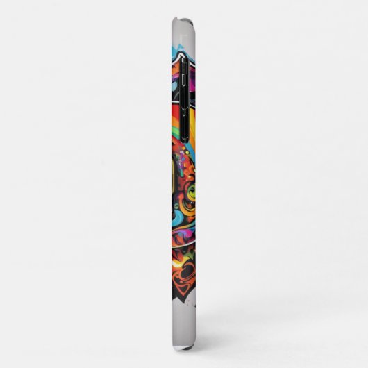 Psychedelic Guitar Case-Mate iPhone Case (Achterkant/links)