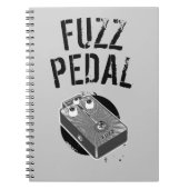 Psychedelic Guitar Fuzz Black & White Notitieboek (Voorkant)