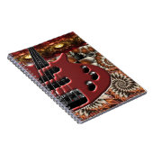 Psychedelic Guitar-laptop Notitieboek (Rechterzijde)