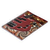Psychedelic Guitar-laptop Notitieboek (Linkerzijde)