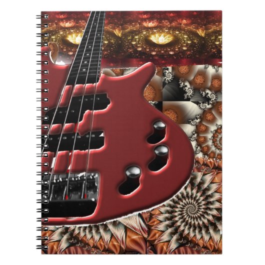 Psychedelic Guitar-laptop Notitieboek (Voorkant)