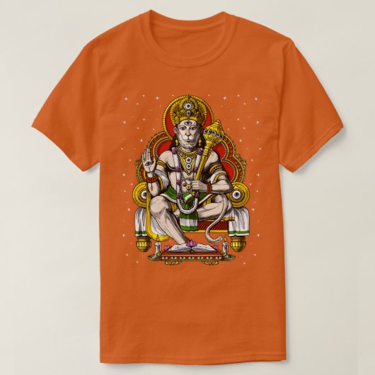 Psychedelic Hanuman T-shirt (Design voorkant)