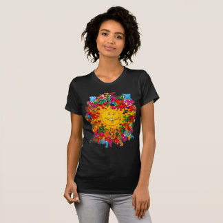 Psychedelic Happy Sun T-shirt