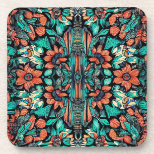 Psychedelic Hawaiian Bier Onderzetter