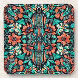 Psychedelic Hawaiian Bier Onderzetter