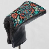 Psychedelic Hawaiian Golfheadcover (3/4 voorkant)