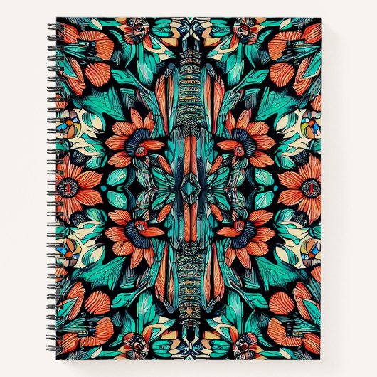 Psychedelic Hawaiian Notitieboek (Voorkant)