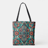 Psychedelic Hawaiian Tote Bag (Achterkant)